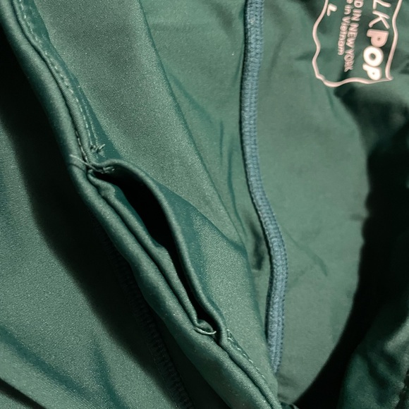 Pop Green Leggings EUC - Picture 2 of 4